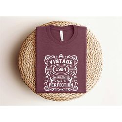 1984 vintage shirt, 1984 birthday shirt, 40th birthday