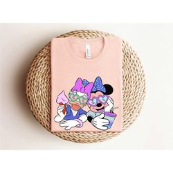 retro minnie and daisy face shirt, best friends