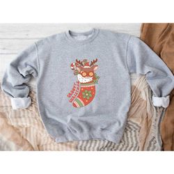 christmas socks sweatshirt, funny christmas sweatshirt, christmas light