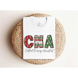 christmas cna shirt, certified nursing assistant christmas shirt,