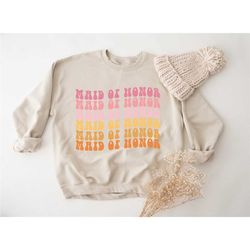 maid of honor sweatshirt, maid of honor hoodie,