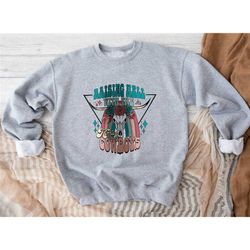 raisin hell with hippies and the cowboy sweatshirt,