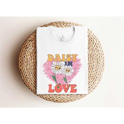 daisy love shirt for women, cute hippie shirt,