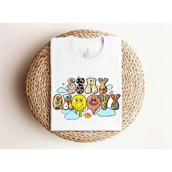 stay groovy shirt, western stay groovy tshirt, groovy