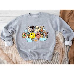 stay groovy sweatshirt, country girls crewneck sweatshirt, retro