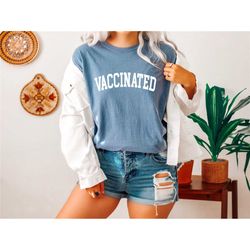 vaccinated shirt, vaccine tshirt, vaccinate t shirt, immunity