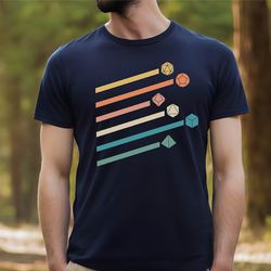 gift for dnd game lovers , dice lovers funny unisex gamer shirt, dungeons and dragons apparel, geeky clothing, board gam