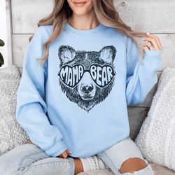 mama bear sweatshirt, mothers day gift, mama bear crewneck, gift for new mom ,mom life sweatshirt, new mom gift, baby sh
