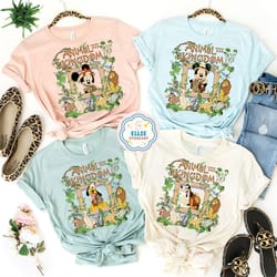 mickey and friends animal kingdom shirts, disney animal kingdom tee, safari family matching shirts, disney trip shirts,