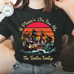 personalized mickey and friends a pirate's life for me t-shirt, disney cruise matching shirt, pirates of the caribbean,