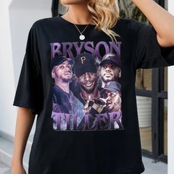 bryson tiller unisex shirt hip hop rap tee, vintage rapper shirt, bryson tiller, bryson tiller shirt, bryson tiller tshi
