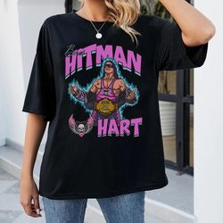 hitman bret hart unisex shirt bret hart shirt, bret hart tee, bret hart merch, bret hart tshirt, graphic tee, bret hart