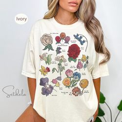 alice in wonderland shirt, disney shirt, alice in wonderland wildflower shirt, disneyland shirt, disney princess shirt