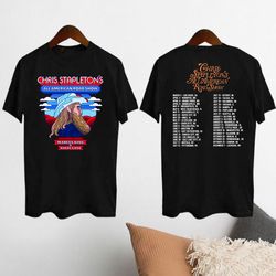 2024 all american road show tour t-shirt, chris stapleton fan gift shirt, chris stapleton 90s vintage shirt, chris stapl
