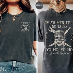 vintage dead men tell no tales shirt, yo ho a pirates life, mickey caribbean shirt