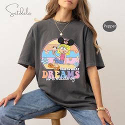 what dreams are made of tee, cute mickey ears lizzie mcguire shirt, disneyland shirt