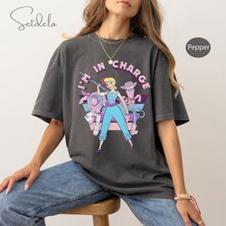 retro vintage disney pixar toy story bo peep i'm in charge shirt, bo peep is back shirt, toy story shirt, bo peep shirt,