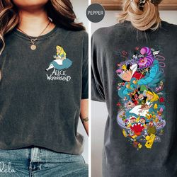 alice in wonderland shirt, disney princess shirt, disney princess alice floral, vintage 90s disneyland, disney shirt