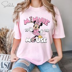 minnie est 1928, disney shirt, disneyland shirt, vintage disneyland shirt, disney world shirt