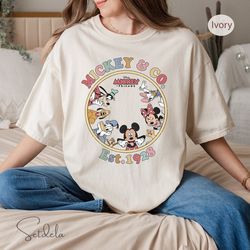 mickey and friends shirt, vintage disneyland shirts, disneyworld shirts, disney family shirts