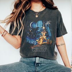 star wars shirt, retro disney star wars shirt, retro star wars a new hope faded, disneyworld shirts, disney family shirt