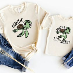 matching auntie & baby niece shirts, auntie's little squirt shirt, gift for aunt from niece and nephew, aunty day celebr