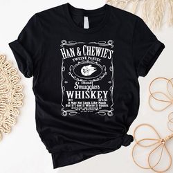 han and chewie's smuggler whiskey shirt, star wars drinking shirts, galaxy's edge shirts, disney drinking shirt, star wa