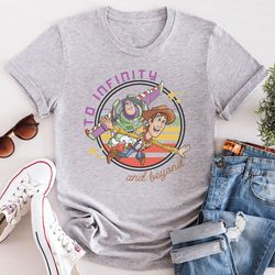 disney toy story to infinity and beyond shirts, toy story matching shirts, buzz lightyear shirt, sheriff woody shirt, to