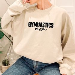 gymnastics mom sweatshirt, gymnastics coach mom sweatshirt, women gymnastic sweatshirt, custom family sweatshirt, boss m