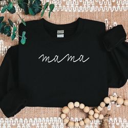 mama sweatshirt, minimalist mama sweatshirt, mother's day gift, cool mom shirt, new mom gift, pregnancy announcement, mo