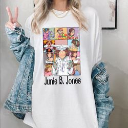 cute junie b jones teacher eras shirt, children's book shirt, kindergarten shirt, junie b jones shirt, back to school