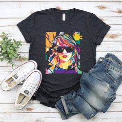 swiftie art mosaic sweatshirt ,little swiftie tshirt ,floral swiftie sweatshirt ,album merch sweater,taylor fan gift, al