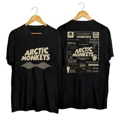 arctic music shirt, arc monkeys sweatshirt, a monkeys 2023 america tour hoodie, am unisex tee gift for fan