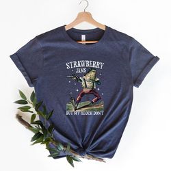 strawberry jams but my glock don't shirt, funny frog shirt, frog meme shirt, adult sayings, funny western shirt