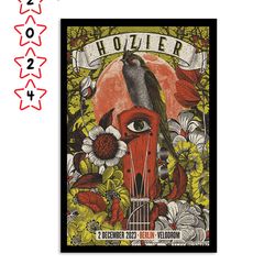 hozier velodrom berlin germany december 2 2023 poster