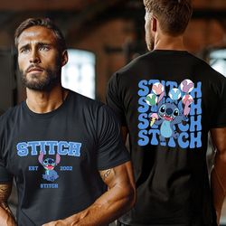 disney stitch est. 2002 shirt, stitch t shirt, cute stitch shirt, disney shirt, stitch snacks shirt, stitch disneyland s