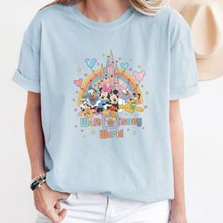 walt disney world t shirt, watercolor castle shirt, disneyworld shirt, disney trip shirt, disneyland shirt, disney shirt