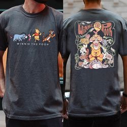 retro winnie the pooh and friends sweatshirt, disney winnie the pooh shirt, disney pooh bear shirt, disneyland pooh and