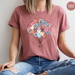 disney animal kingdom balloons shirt, colorful vacay shirt, disney aesthetic shirt, disneyworld shirt, disney family shi