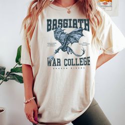 basgiath war college shirt, comfort colors shirt, fourth wing shirt, dragon rider, violet sorrengail for reader