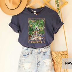 the plant lover shirt skeleton graphic shirt plant lady gift plant mom shirt floral skeleton shirt