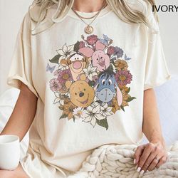 winnie the pooh and friends shirt, winnie the pooh shirt, disney pooh shirt, pooh bear shirt, piglet, tigger, eeyore