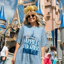 happily ever after returns tee, theme park tshirt, fireworks design, wdw inspired shirt