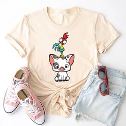 moana shirt, hei hei and pua shirt, disney shirt, disneyland shirt, disney world shirt, matching family disney shirts, d