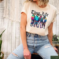 retro golden girls thug life shirt, the golden girls fan shirt, golden girls lover gift, 80s tv sitcom