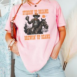 horse lover gift, coffee cup tee, funny western rodeo shirt