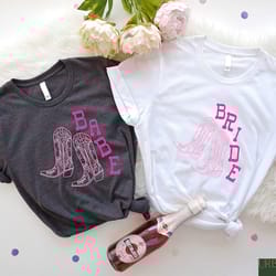 western bridal matching tees,