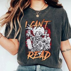 i can't read zombie t-shirt, oddly specific shirt, funny shirt,