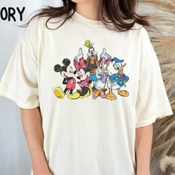 retro disney,mickey and friends, birthday shirt, vintage mickey and co tee,