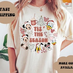 tis the season shirt, mickey and the gang shirt, disney christmas shirt, mickey minnie christmas shirt, disney christmas